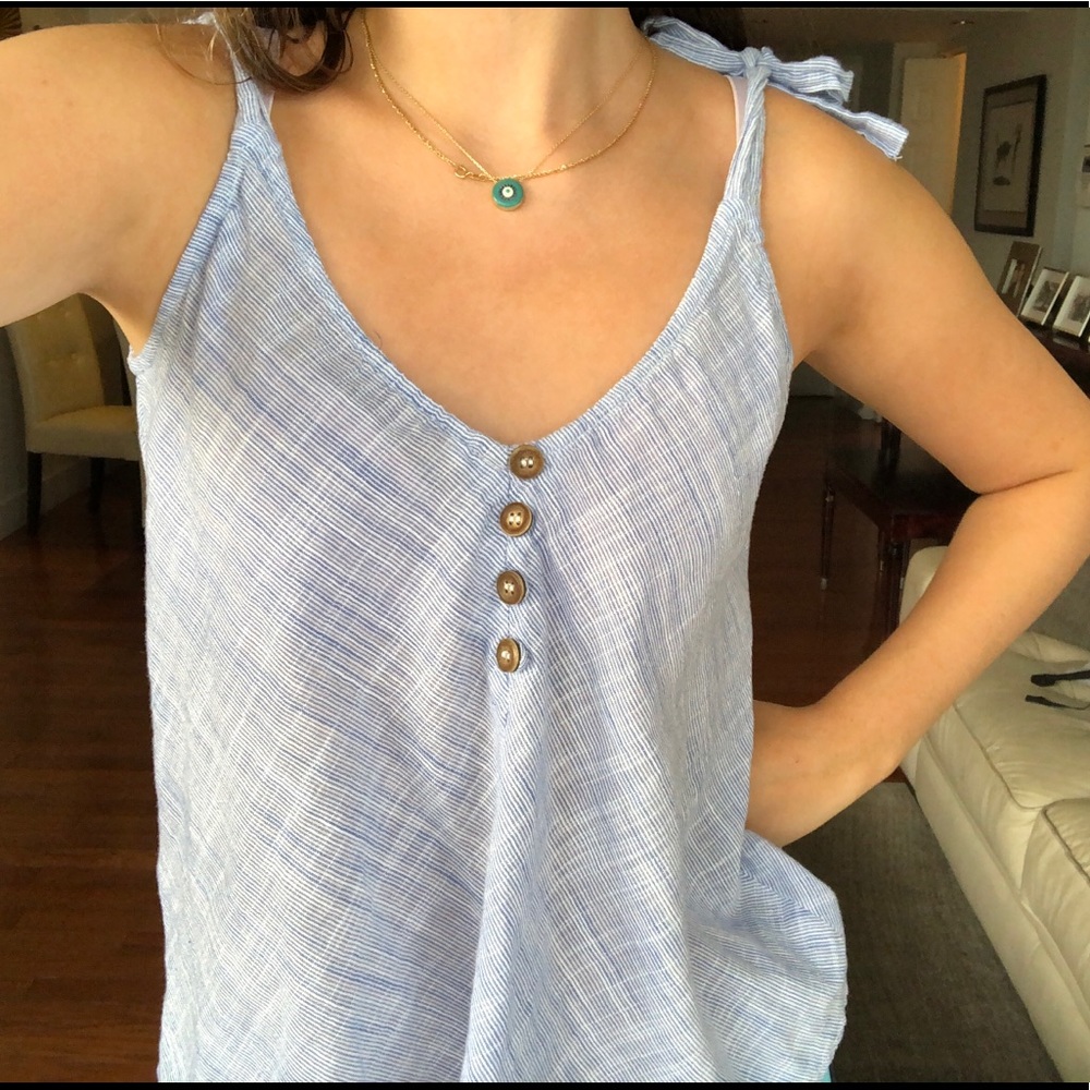 •Mango Tied Tank Top•